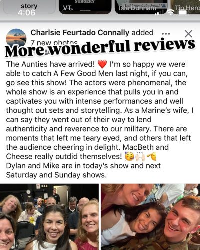 FEW GOOD MEN | MacBeth & Cheese