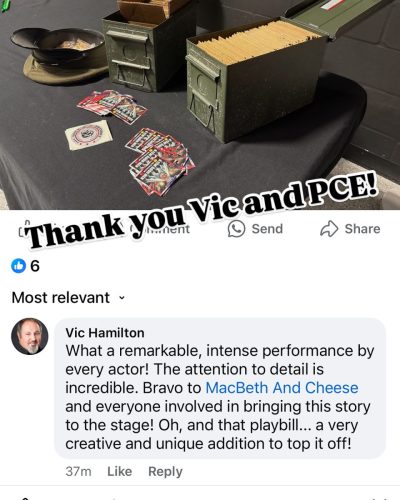 FEW GOOD MEN | MacBeth & Cheese